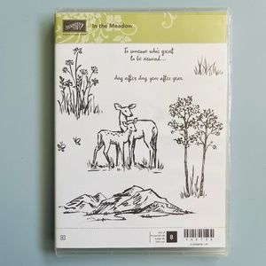 Sold - Stampin' Up! In The Meadow Rubber Stamp Set